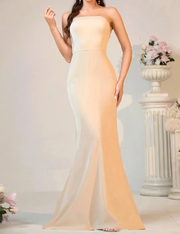 Rochie lunga SHEIN, crem