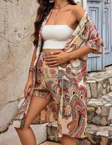 Compleu SHEIN Maternity, crem Crem