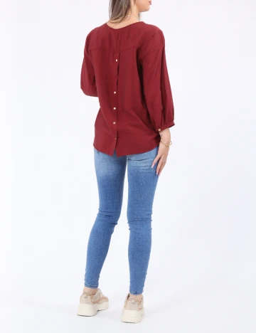 Bluza Vero Moda, visiniu Rosu