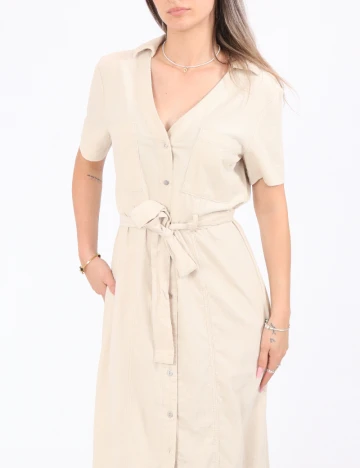 Rochie lunga Only, bej