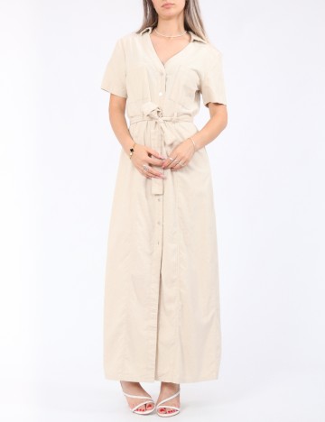 Rochie lunga Only, bej