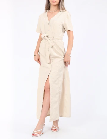 Rochie lunga Only, bej