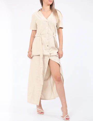 Rochie lunga Only, bej