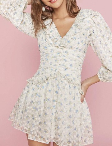 Rochie scurta SHEIN, alb