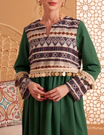 Rochie medie SHEIN, verde
