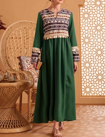 Rochie medie SHEIN, verde