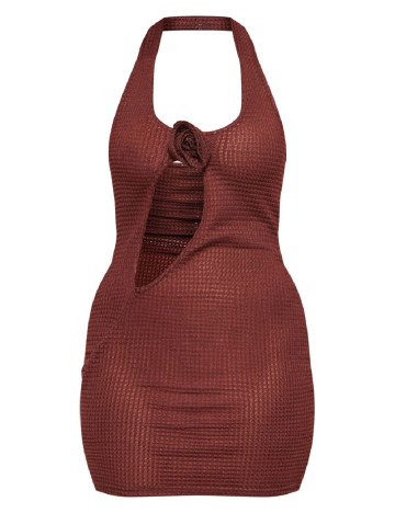 Rochie de plaja PRETTYLITTLETHING, maro