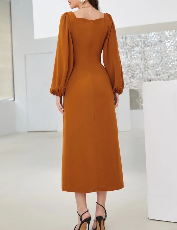 Rochie medie SHEIN, maro