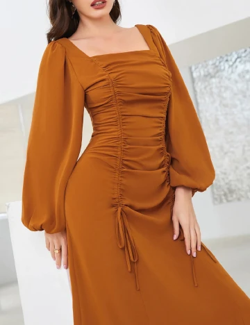 Rochie medie SHEIN, maro