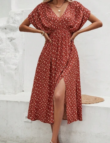 Rochie medie SHEIN, maro Maro