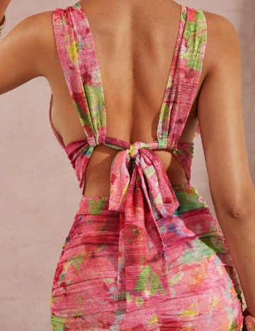 Rochie scurta SHEIN, roz