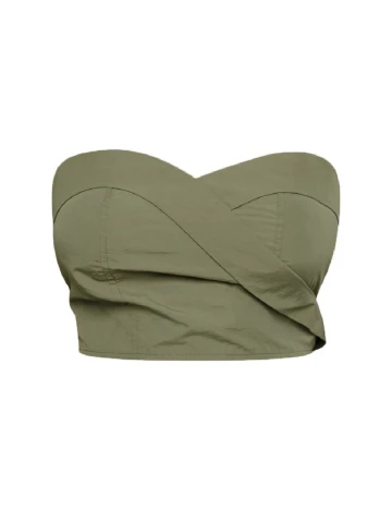 Top PRETTYLITTLETHING, verde