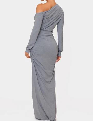 Rochie lunga PRETTYLITTLETHING, gri
