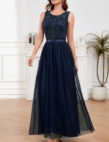 Rochie lunga SHEIN, bleumarin