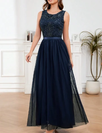 Rochie lunga SHEIN, bleumarin