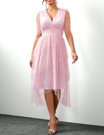 Rochie medie SHEIN, roz