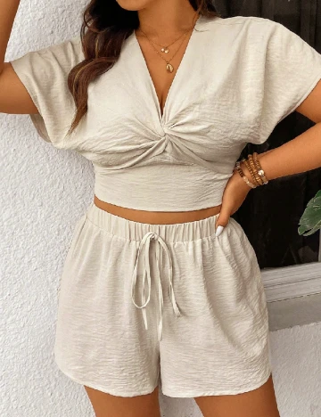 Compleu SHEIN CURVE, bej