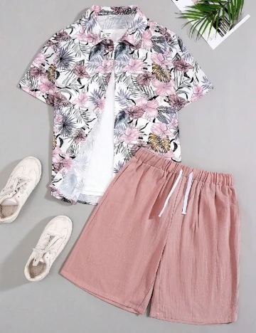 Compleu Shein Kids, mix culori Mix culori
