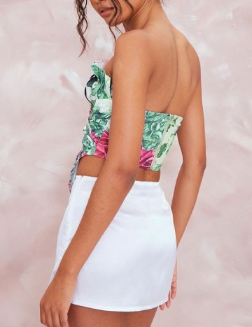 Top PRETTYLITTLETHING, verde