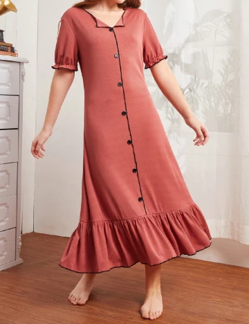 Rochie de noapte Shein Kids, roz Roz