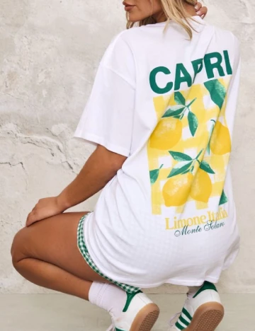 Tricou PRETTYLITTLETHING, alb Alb