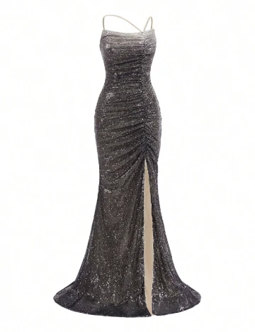 Rochie lunga SHEIN, gri