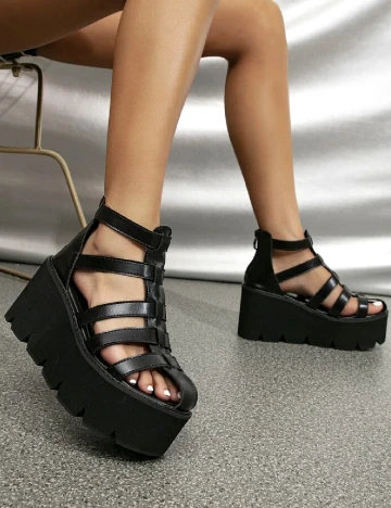 Sandale SHEIN, negru