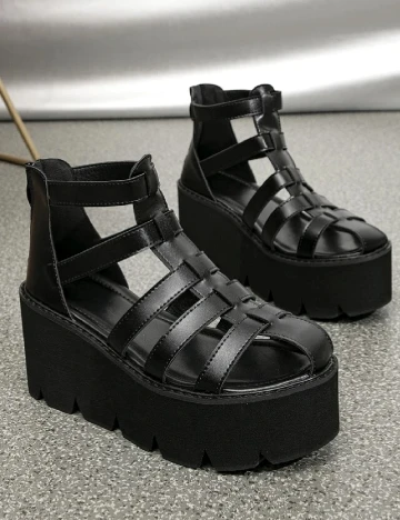 Sandale SHEIN, negru