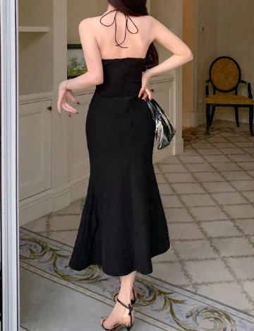 Rochie medie Dazy, negru Negru