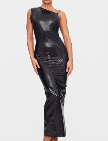 
						Rochie lunga PRETTYLITTLETHING, negru