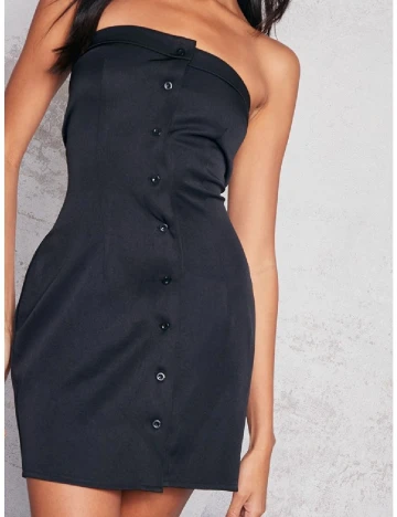 Rochie scurta PRETTYLITTLETHING, negru