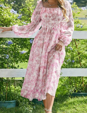 Rochie medie SHEIN, roz