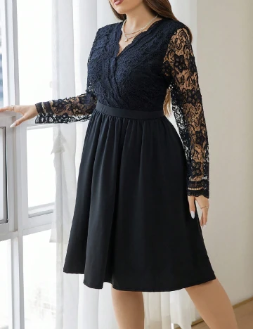 Rochie scurta SHEIN CURVE, negru