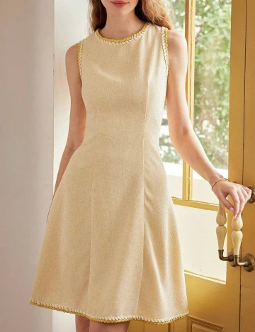 Rochie scurta MOTF, galben Galben