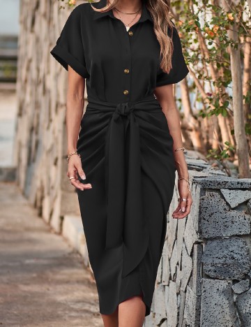 
						Rochie medie SHEIN, negru