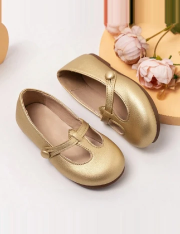 Pantofi Shein Kids, auriu
