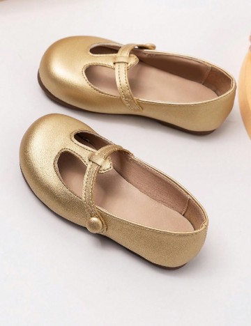 Pantofi Shein Kids, auriu