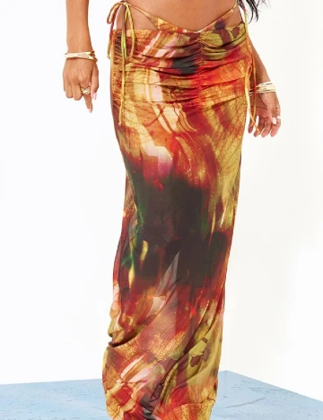 Fusta de plaja PRETTYLITTLETHING, mix culori Mix culori