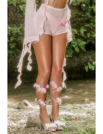 
						Pantaloni scurti de baie PRETTYLITTLETHING, roz