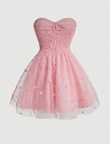 Rochie scurta SHEIN, roz