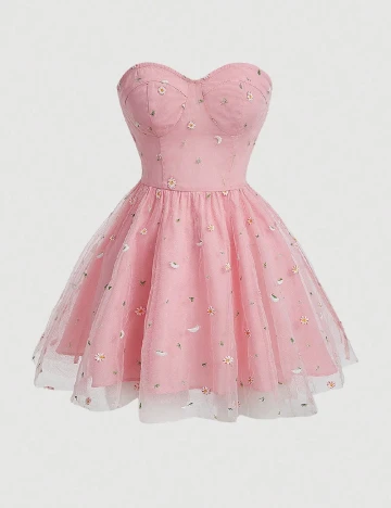 Rochie scurta SHEIN, roz