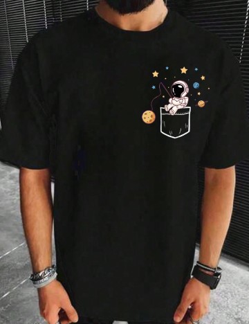 
						Tricou SHEIN, negru