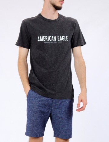 Tricou American Eagle, gri