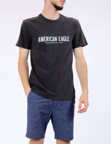 Tricou American Eagle, gri Gri