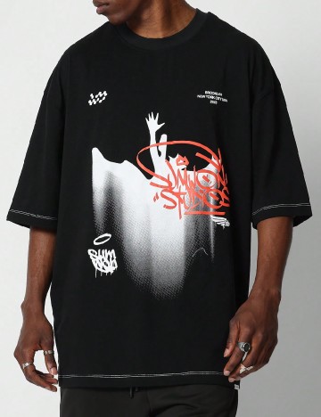 
						Tricou SUMWON, negru