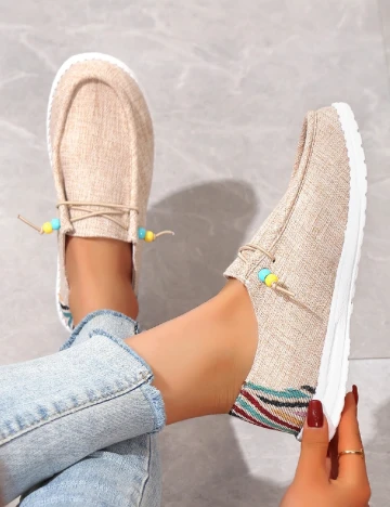 Mocasini SHEIN, maro deschis Maro