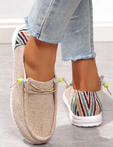 Mocasini SHEIN, maro deschis Maro