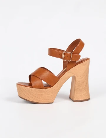 Sandale SHEIN, maro