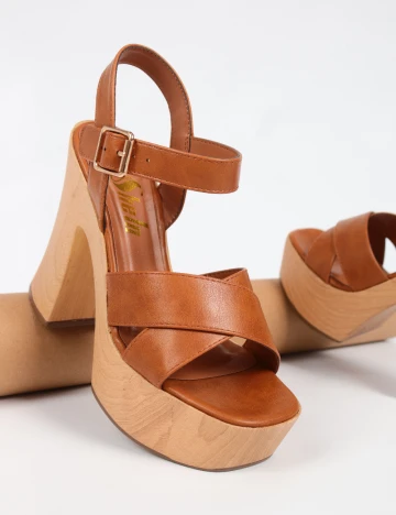Sandale SHEIN, maro
