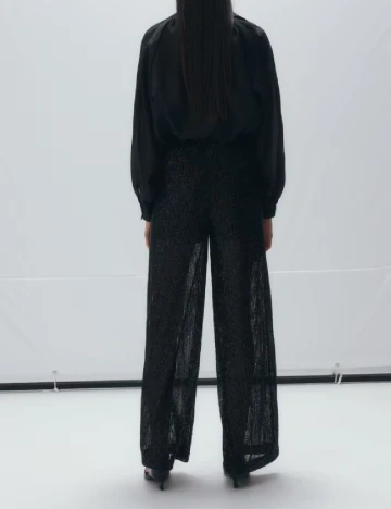 Pantaloni Reserved, negru